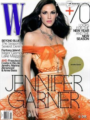 Jennifer Garner en couverture de  W Magazine 