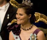 La famille royale suédoise (photo : Victoria de Suède) réunie pour remettre les Nobel 2009, le 10 décembre à Stockholm