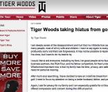 Site officiel de Tiger Woods