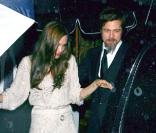 Angelina Jolie et Brad Pitt lors de l\'after-party du gala de charité Unicef Snowflake Ball 2009 le 10 décembre 2009<br />