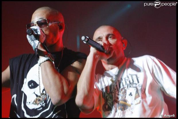Joey Starr et Kool Shen - NTM en concert à Bercy en septembre 2008