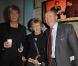 Cérémonie de remise des Grands Prix de la Sacem 2009, le 14 décembre au Théâtre du Rond-Point, à Paris : Jacques Higelin et sa femme avec Jacques Toubon