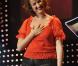 Cérémonie de remise des Grands Prix de la Sacem 2009, le 14 décembre au Théâtre du Rond-Point, à Paris : Anne Roumanoff