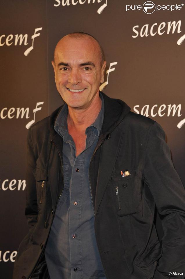 Cérémonie de remise des Grands Prix de la Sacem 2009, le 14 décembre au Théâtre du Rond-Point, à Paris : Lionel Florence 