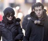 Pete Wentz et Ashlee Simpson se promènent à New York. 17/12/2009