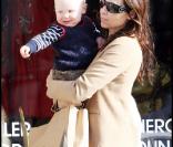 Minnie Driver et son fils Henry 