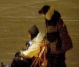 Zlatan Ibrahimovic en vacances en famille en Suède le 27/12/09