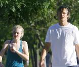 Dakota Fanning en pleine séance footing avec son père