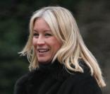 Denise van Outen à Londres le 31 décembre 2009