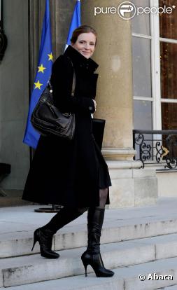 Nathalie Kosciusko-Morizet au premier conseil des ministres de l'année. 5 Janvier 2010