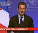 Nicolas Sarkozy s'exprime sur la mort de Philippe Séguin, vidéo retransmise par i-Télé