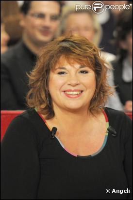 Michèle Bernier à l'émission Vivement Dimanche tournée le 6.01.10 (diffusée le 10.01.10)