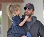 Ben Affleck accompagne sa fille Violet Affleck, 4 ans, à l'école de Santa Monica, le 15 janvier 2010.