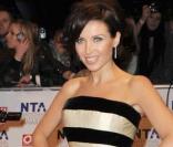 Dannii Minogue et son amoureux Kris  lors des trophées britanniques de la télévision le 20 janvier à Londres