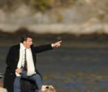 Antonio Banderas sur le tournage de son dernier film...