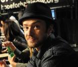 Justin Timberlake lors du Téléthon pour Haïti à Los Angeles le 22 janvier 2010.