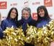 Richard Anconina et Michel Denisot, entourés de pom-pom girls, ont tout donné... de tout leur coeur !