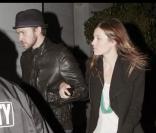 Justin Timberlake et Jessica Biel au concert de Radiohead, le 24 janvier 2010 à Los Angeles