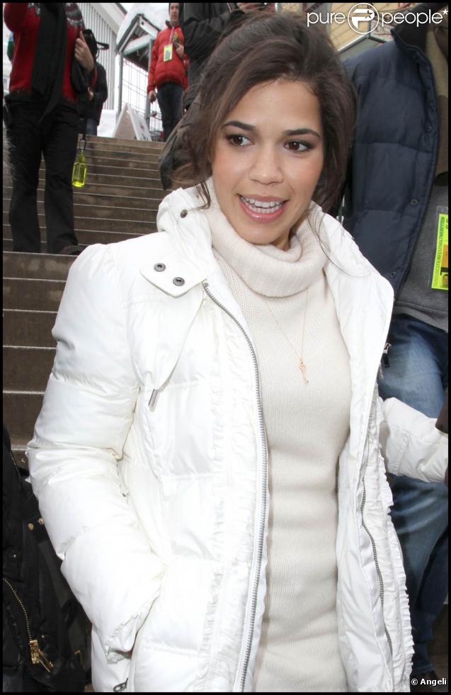 America Ferrera à l'occasion du Festival du film indépendant de Sundance qui se tient à Park City, dans l'Utah, le 25 janvier 2010.