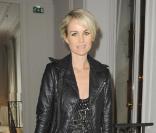 Laeticia Hallyday lors de l'inauguration de la nouvelle boutique Balmain, rue François 1er à Paris, le 25 janvier 2010