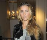 Vahina Giocante lors de l'inauguration de la nouvelle boutique Balmain, rue François 1er à Paris, le 25 janvier 2010