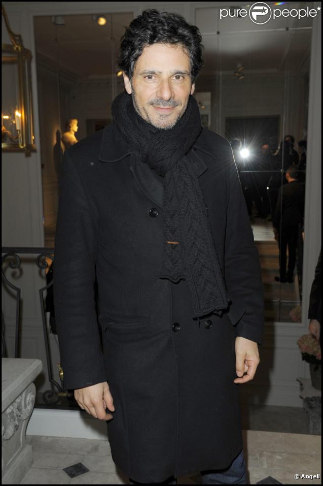 Pascal Elbé lors de l'inauguration de la nouvelle boutique Balmain, rue François 1er à Paris, le 25 janvier 2010