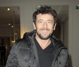Patrick Bruel lors de l'inauguration de la nouvelle boutique Balmain, rue François 1er à Paris, le 25 janvier 2010