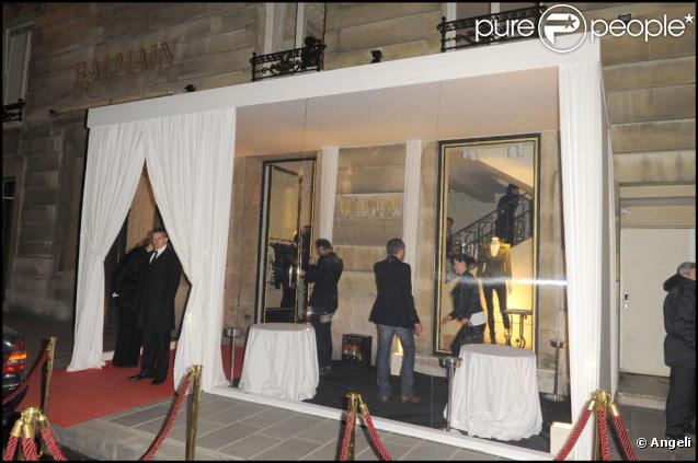 La boutique Balmain 44 rue François 1er