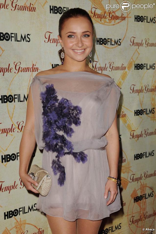 Hayden Panettiere à l'occasion de l'avant-première de  Temple Grandin  au Time Warner Screening Room de New York, le 26 janvier 2010.