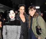 Dita Von Teese, Farida Khelfa et Ines de la Fressange au défilé Jean-Paul Gaultier