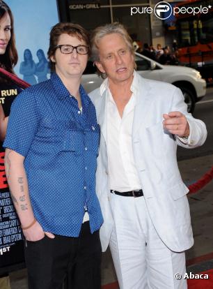 Michael Douglas et son fils Cameron