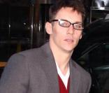 Jonathan Rhys-Meyers en promo pour From Paris with Love, à New York, le 28 janvier 2010