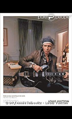 Keith Richards pour Louis Vuitton