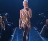 Pink a livré un nouveau numéro de haute voltige lors de la cérémonie des Grammy Awards 2010, le 31 janvier...