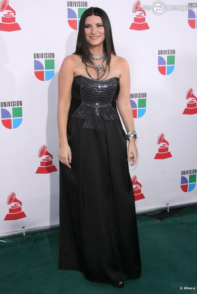 La chanteuse italienne Laura Pausini 