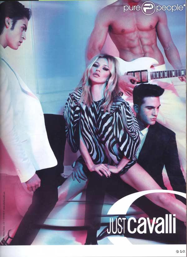 Kate Moss et Baptiste pour Just Cavalli