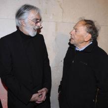 Jean-Louis Trintignant, ici avec son ami Michael Haneke, sort de sa retraite cinématographique et s'apprête à enchaîner les tournages...