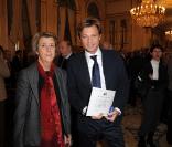 Arletet Chabot et Laurent Delahousse se voit remettre le prix Roland-Dorgelès (8 février 2010)