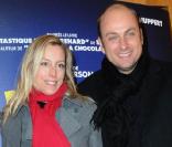 Adélaïde de Clermont-Tonnerre et Laurent Delpech, à l'occasion de l'avant-première de  Fantastic Mr. Fox , au cinéma L'Arlequin, à Paris, le 11 février 2010.