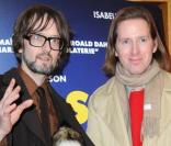 Jarvis Cocker et Wes Anderson, à l'occasion de l'avant-première de  Fantastic Mr. Fox , au cinéma L'Arlequin, à Paris, le 11 février 2010.