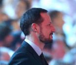 Haakon de Norvège lors de la cérémonie d'ouverture des jeux olympiques, à Vancouver, le 12 février 2010 !