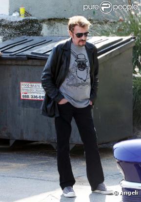 Johnny Hallyday à Los Angeles, le 12 février 2010 !