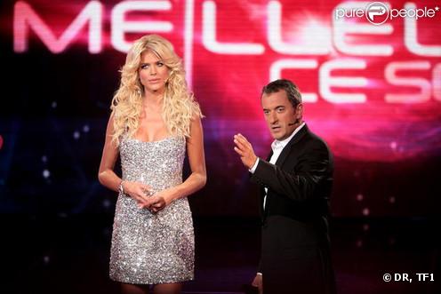 Christophe Dechavanne et Victoria Silvstedt présentaient, samedi 13 février,  Qui sera le meilleur ce soir ? Spécial enfants .