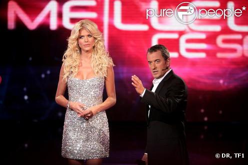 Christophe Dechavanne et Victoria Silvstedt présentaient, samedi 13 février,  Qui sera le meilleur ce soir ? Spécial enfants .