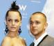 Mena Suvari, une beauté terriblement amoureuse au côté de son fiancé Simone Testito lors de la Fashion Week new yorkaise le 12 février 2010