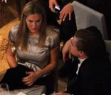 Bar Refaeli et Leonardo DiCaprio au Festival du Film à Berlin le 15 février