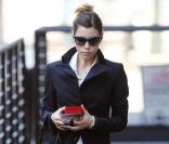 Jessica Biel à New York, le 21 février 2010