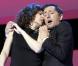 Valérie Lemercier et Gad Elmaleh lors de la cérémonie des César le 27 février 2010 au théâtre du Châtelet
