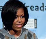 Michelle Obama à Washington à la librairie du Congrès. Le 2/03/10