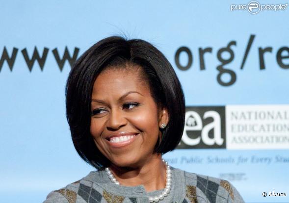 Michelle Obama à Washington à la librairie du Congrès. Le 2/03/10